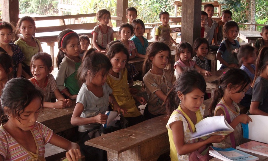 Thai kids in class