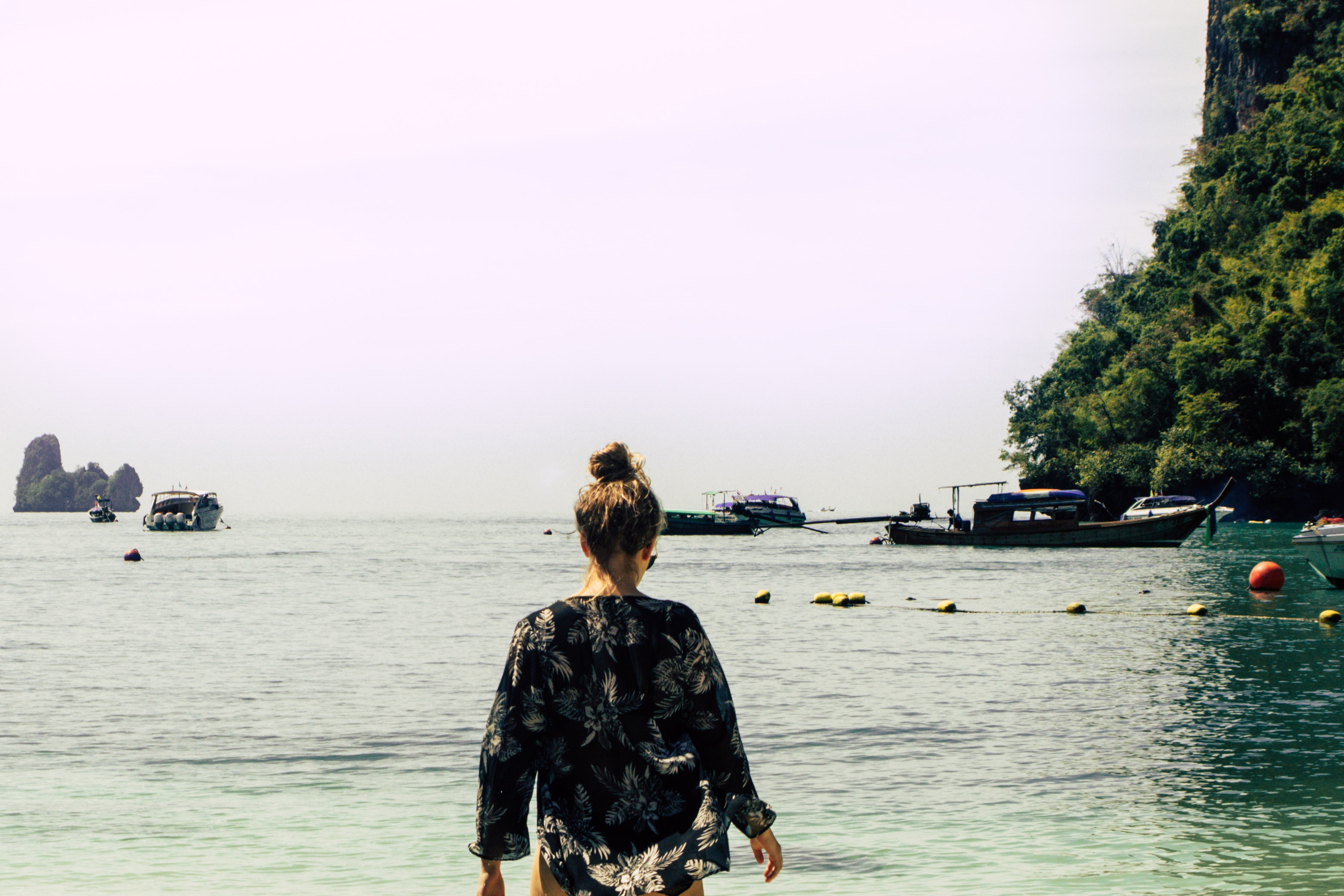 Girl on Thai beach